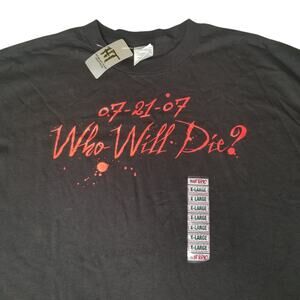 Vtg Y2K Harry Potter Deathly Hallows 07-21-07 Who Will Die? T Shirt Hot Topic XL